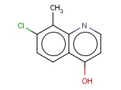 <span class='lighter'>7-CHLORO-4-HYDROXY-8-METHYLQUINOLINE</span>
