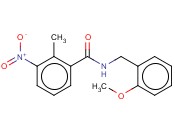 N-(<span class='lighter'>2-METHOXYBENZYL</span>)-2-METHYL-3-NITROBENZAMIDE
