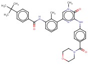 N-[3-[4,5-二氢-4-<span class='lighter'>甲基</span>-6-[[4-(4-<span class='lighter'>吗</span><span class='lighter'>啉</span>基羰基)苯基]氨基]-5-氧代-2-吡嗪基]-2-<span class='lighter'>甲基</span>苯基]-4-(叔丁基)苯甲酰胺