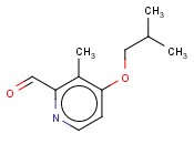 3-METHYL-4-(2-METHYLPROPOXY)-<span class='lighter'>2-PYRIDINECARBOXALDEHYDE</span>