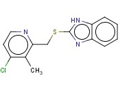 2-(4-<span class='lighter'>氯</span>-3-<span class='lighter'>甲基</span>-2-吡啶基甲硫基)-1H-<span class='lighter'>苯并咪唑</span>