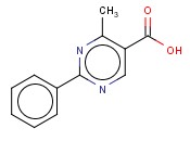 4-甲基-2-苯基-5-<span class='lighter'>嘧啶</span><span class='lighter'>甲酸</span>