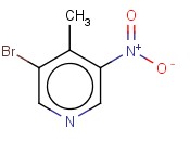 3-BROMO-4-METHYL-5-<span class='lighter'>NITROPYRIDINE</span>