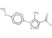 1-(4-<span class='lighter'>甲</span>氧基苯基)-5-<span class='lighter'>甲基</span>吡唑-4-羰<span class='lighter'>酰</span><span class='lighter'>氯</span>