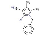 <span class='lighter'>2-AMINO-1-BENZYL-4,5-DIMETHYL-1H-PYRROLE-3-CARBONITRILE</span>