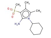 1-CYCLOHEXYL-4,5-DIMETHYL-3-(METHYLSULFONYL)-1H-PYRROL-2-AMINE