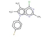 4-CHLORO-7-(4-FLUOROPHENYL)-2,5,6-TRIMETHYL-7H-PYRROLO[2,3-D]PYRIMIDINE
