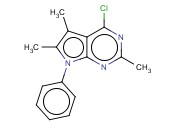 4-CHLORO-2,5,6-TRIMETHYL-7-PHENYL-7H-PYRROLO[2,3-D]PYRIMIDINE