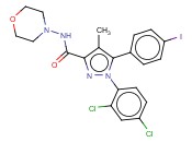 1-(2,4-二氯苯)-5-(4-碘苯基)-4-<span class='lighter'>甲基</span>-N-4-<span class='lighter'>吗</span><span class='lighter'>啉</span>基-1H-吡唑-3-甲酰胺
