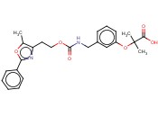 丙酸,2-甲基-2-[3-[[[[2-(5-甲基-2-苯基-4-[口噁]唑基)<span class='lighter'>乙</span>氧基]<span class='lighter'>羰基</span>]氨基]甲基]<span class='lighter'>苯</span>氧基]-