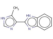 1H-<span class='lighter'>苯并咪唑</span>，2 - （5 - <span class='lighter'>甲基</span>-1H-<span class='lighter'>咪唑</span>-4 - 基） - （9CI）