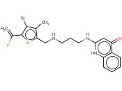 N-[4-溴-5-(1-氟乙烯<span class='lighter'>基</span>)-3-甲基<span class='lighter'>噻吩</span>-2-<span class='lighter'>基</span>甲基]-N'-(4-氧代-1,4-二氢喹啉-2-<span class='lighter'>基</span>)丙烷-1,3-二胺