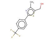 [4-<span class='lighter'>甲基</span>-2-(4-(<span class='lighter'>三</span><span class='lighter'>氟</span><span class='lighter'>甲基</span>)<span class='lighter'>苯酚</span>)-1,3-噻唑-5-基]甲醇