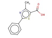 4-<span class='lighter'>甲基</span>-2-苯基-1,3-<span class='lighter'>噻唑</span>-5-羧酸