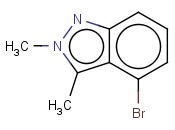 4-BROMO-2,3-DIMETHYL-2H-<span class='lighter'>INDAZOLE</span>