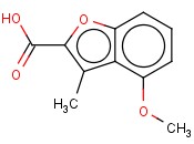 <span class='lighter'>4-METHOXY-3-METHYL-BENZOFURAN-2-CARBOXYLIC</span> ACID
