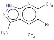 5-溴-4,6-二甲基-3-<span class='lighter'>氨基</span>-1H-<span class='lighter'>吡唑</span>并[3,4-B]吡啶