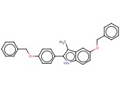 3-甲基-5-苄氧基-2-(4-苄氧基苯基)-1H-吲哚