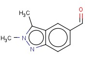 2,3-DIMETHYL-2H-INDAZOLE-5-<span class='lighter'>CARBALDEHYDE</span>