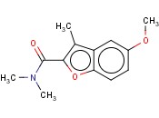 <span class='lighter'>5-METHOXY-N</span>,N,<span class='lighter'>3-TRIMETHYL-2-BENZOFURANCARBOXAMIDE</span>