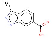 3-甲基-1H-<span class='lighter'>吲</span><span class='lighter'>唑</span>-6-羧酸
