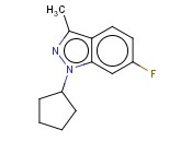 1H-<span class='lighter'>吲</span><span class='lighter'>唑</span>,1-环戊基-6-氟-3-甲基-
