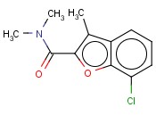 <span class='lighter'>7-CHLORO-N</span>,N,<span class='lighter'>3-TRIMETHYL-2-BENZOFURANCARBOXAMIDE</span>
