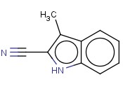 3-甲基-2-<span class='lighter'>氰</span><span class='lighter'>基</span>-1H-<span class='lighter'>吲哚</span>