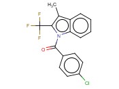 3-<span class='lighter'>甲基</span>-2-<span class='lighter'>三</span><span class='lighter'>氟</span><span class='lighter'>甲基</span>-1-(4-氯苯<span class='lighter'>甲</span><span class='lighter'>酰</span>)吲哚