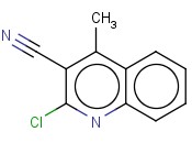 <span class='lighter'>3-QUINOLINECARBONITRILE</span>, <span class='lighter'>2-CHLORO-4-METHYL-</span>