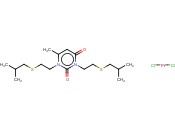 (1,3-BIS(ISOBUTYLTHIOETHYL)-<span class='lighter'>6-METHYLURACIL</span>)-CIS-DICHLOROPLATINUM