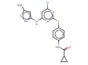 N-[4-[[4-氯-6-(5-甲基-2H-<span class='lighter'>吡唑</span>-3-<span class='lighter'>氨基</span>)嘧啶-2-基]磺酰基]苯基]<span class='lighter'>氨基</span>环丙羧酸