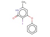 <span class='lighter'>3-IODO-6-METHYL-4-PHENOXY-1H-PYRIDIN-2-ONE</span>