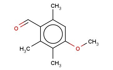 4-<span class='lighter'>甲</span><span class='lighter'>氧基</span>-<span class='lighter'>2.3.6-</span><span class='lighter'>三甲基</span><span class='lighter'>苯</span><span class='lighter'>甲醛</span>