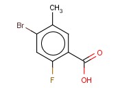 4-溴-2-氟-5-甲基苯甲酸