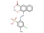 (4-(2-(5-CHLORO-4-METHYL-2-(SULFO-KO)PHENYL)DIAZENYL-KN1)-3-(HYDROXY-KO)-2-NAPHTHALENECARBOXYLATO(3-))-MANGANATE(1-) HYDROGEN (1:1)