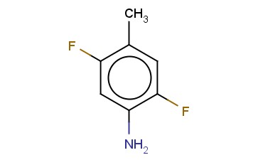 <span class='lighter'>BENZENAMINE</span>, <span class='lighter'>2,5-DIFLUORO-4-METHYL-</span>