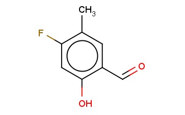 4-氟-2-<span class='lighter'>羟基</span>-5-<span class='lighter'>甲基</span><span class='lighter'>苯</span><span class='lighter'>甲醛</span>