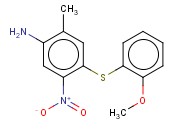 4-((2-METHOXYPHENYL)THIO)-<span class='lighter'>2-METHYL-5-NITROANILINE</span>