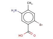 5-<span class='lighter'>氨基</span>-2-<span class='lighter'>溴</span>-4-甲基<span class='lighter'>苯甲酸</span>