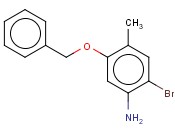 5-(苄氧基)-2-<span class='lighter'>溴</span>-4-<span class='lighter'>甲基</span><span class='lighter'>苯胺</span>