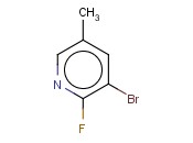 3-BROMO-2-FLUORO-5-<span class='lighter'>METHYLPYRIDINE</span>