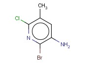 2-<span class='lighter'>Bromo-6-chloro-5-methylpyridin</span>-3-amine