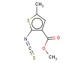 METHYL <span class='lighter'>2-ISOTHIOCYANATO-5-METHYLTHIOPHENE-3-CARBOXYLATE</span>
