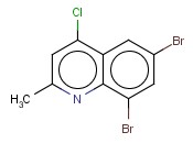 4-CHLORO-6,8-DIBROMO-2-METHYLQUINOLINE