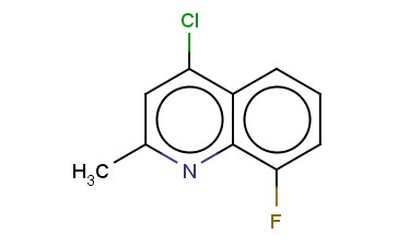 4-<span class='lighter'>氯</span>-8-<span class='lighter'>氟</span>-2-<span class='lighter'>甲基</span><span class='lighter'>喹啉</span>