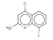 4-<span class='lighter'>CHLORO-8-FLUORO-2-METHYLQUINOLINE</span>