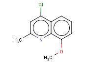 4-氯-8-甲氧基-2-<span class='lighter'>甲基</span><span class='lighter'>喹啉</span>