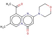 9-<span class='lighter'>乙酰</span>基-7-甲基-2-吗啉基-4H-<span class='lighter'>吡啶</span>并[1,2-a]嘧啶-4-酮