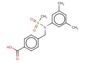 4-([(3,5-DIMETHYLPHENYL)(METHYLSULFONYL)AMINO]METHYL)BENZOIC ACID